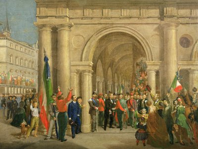 Giuseppe Garibaldi à Vicence, 7 mars 1867 - Italian School